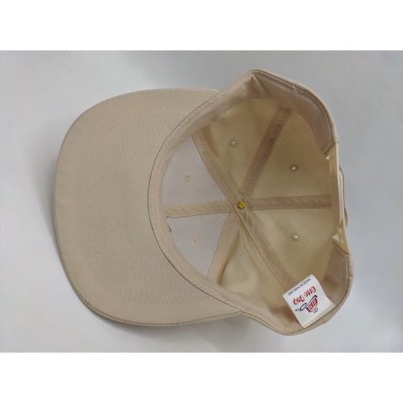 Bevcomm Embroidered Logo Snapback tan adjustable Otto Baseball Hat Cap - Picture 7 of 13